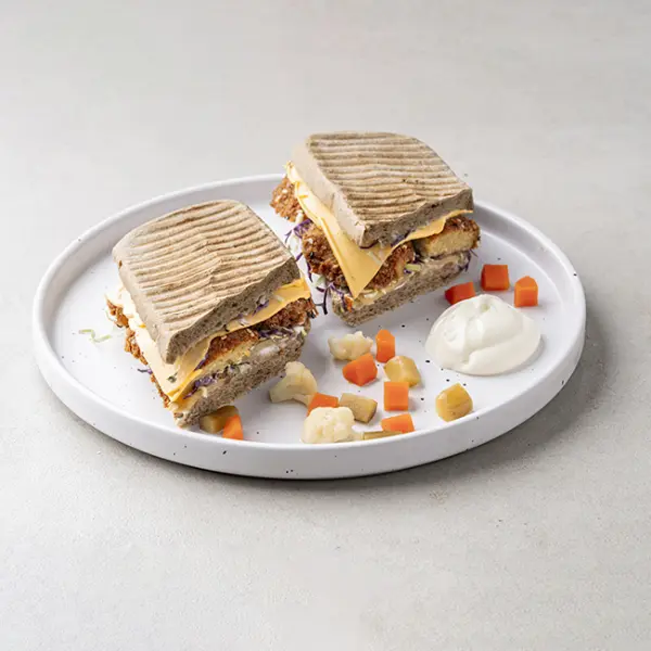 Arabic Falafel Club Sandwich